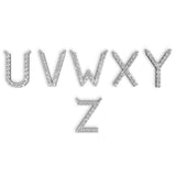 PENELOPE diamond initial pendants, letters U to Z, white gold (available A–Z)